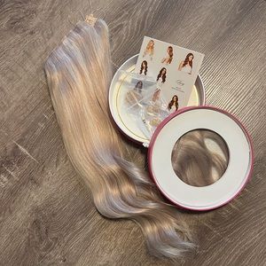 Luxy Hair 16” beige blonde halo extensions